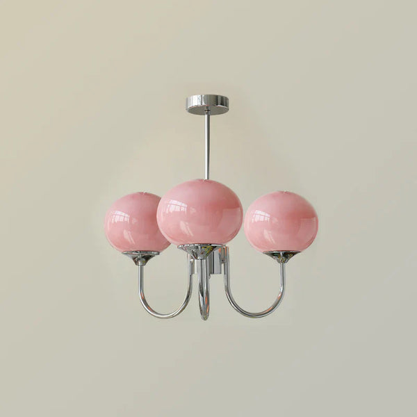 Aria Retro Art Deco Globe Chandelier