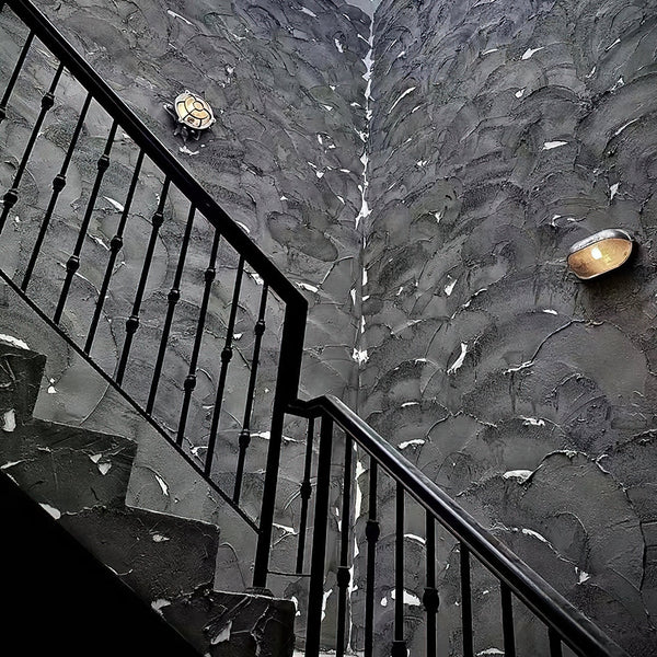 Ray Modern Round/Ellipse Outdoor Waterproof Wall Lamp, 2 Colors