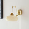Valentina Glass Plug-in/ Hardwire Wall Lamp