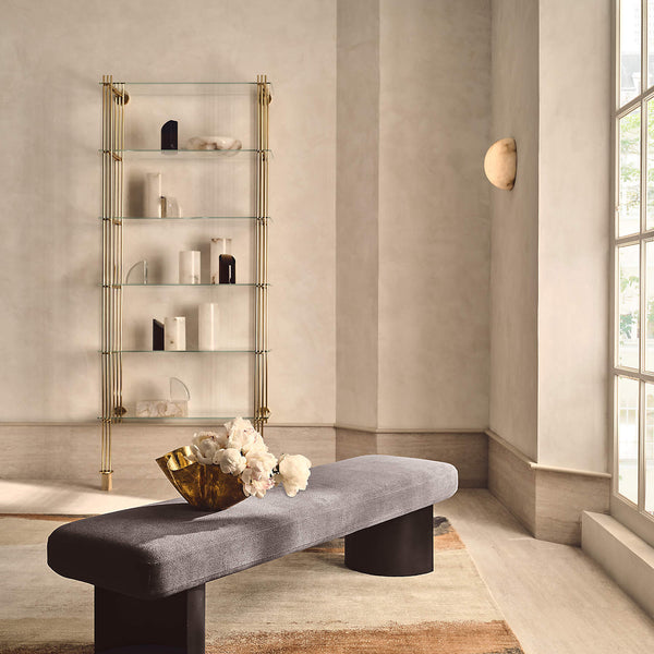 Kristy Minimalist Round Alabaster Wall Lamp