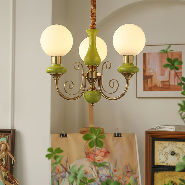 Valentina Modern Creative Chandelier Glass Dining Room Living Room