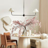 Silva Modern Linear LED Chandelier Living Room Bedroom