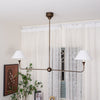 Silva Modern Linear LED Chandelier Living Room Bedroom