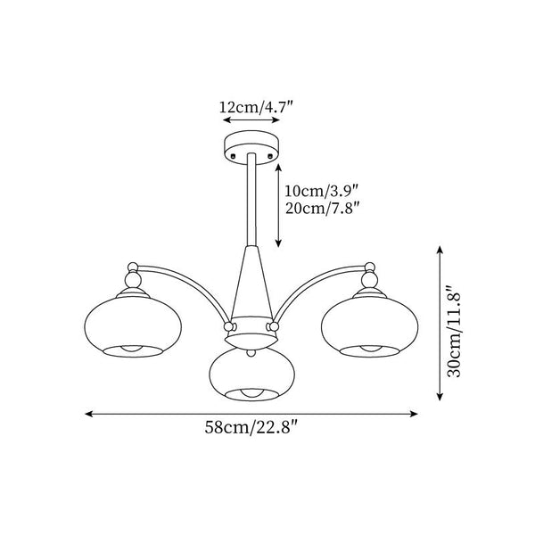 Valentina RetroChandelier Cluster