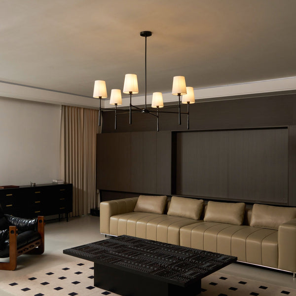 SilvaChandelier Head 4/6 Mid-century