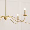 Silva Chandeliers Candle-style Arc Farmhouse