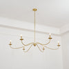 Silva Chandeliers Candle-style Arc Farmhouse