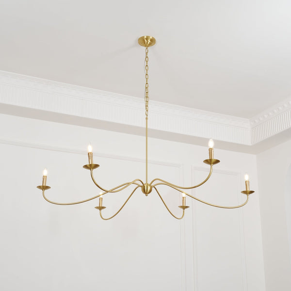 Silva Chandeliers Candle-style Arc Farmhouse
