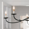 Silva Chandeliers Candle-style Arc Farmhouse