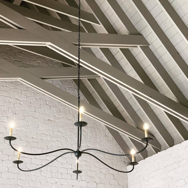 Silva Chandeliers Candle-style Arc Farmhouse