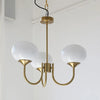 Aria Retro Art Deco Globe Chandelier