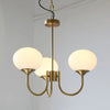 Aria Retro Art Deco Globe Chandelier