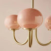 Aria Retro Art Deco Globe Chandelier