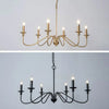 Silva Retro Vintage Candle Chandelier